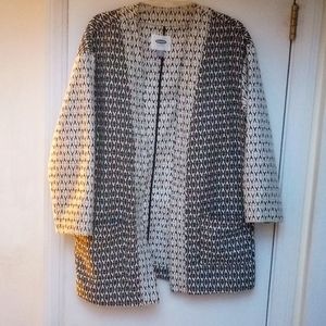 Old Navy Open Long Knit Blazer Great Condition Size L